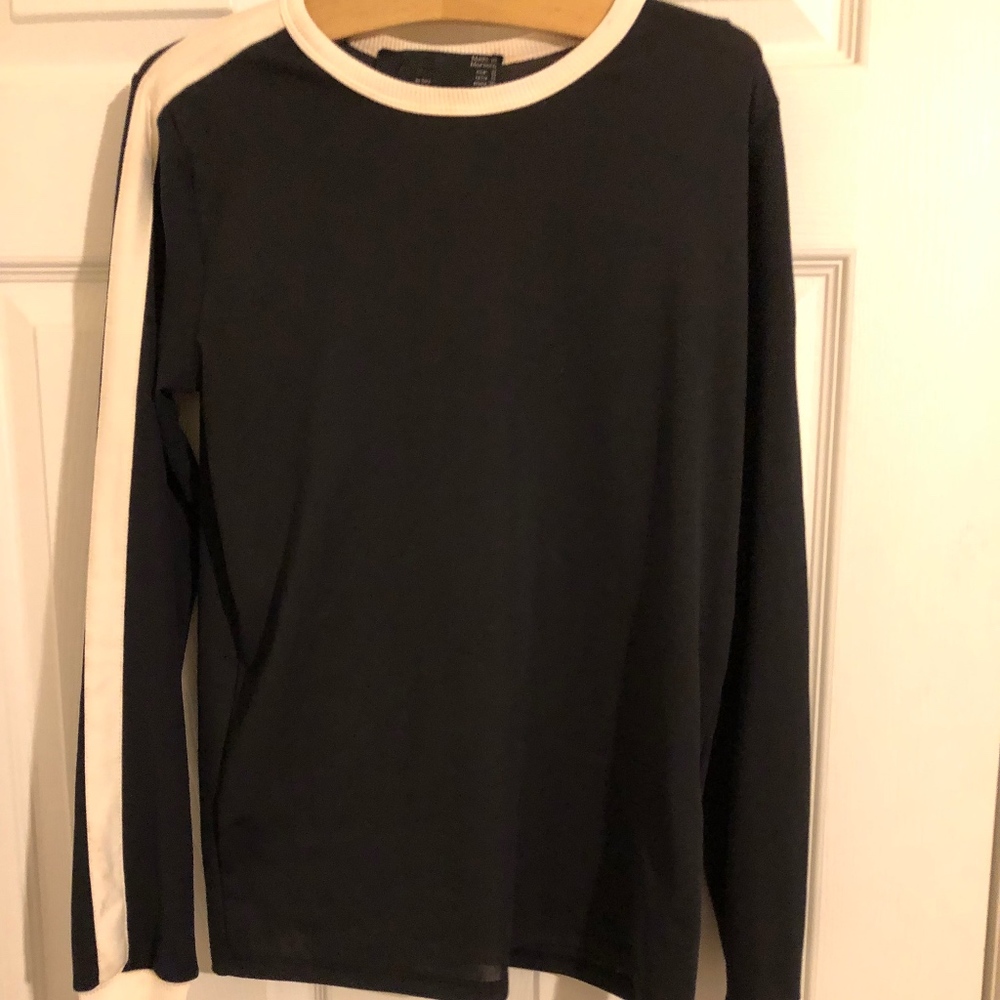 Zara active striped top